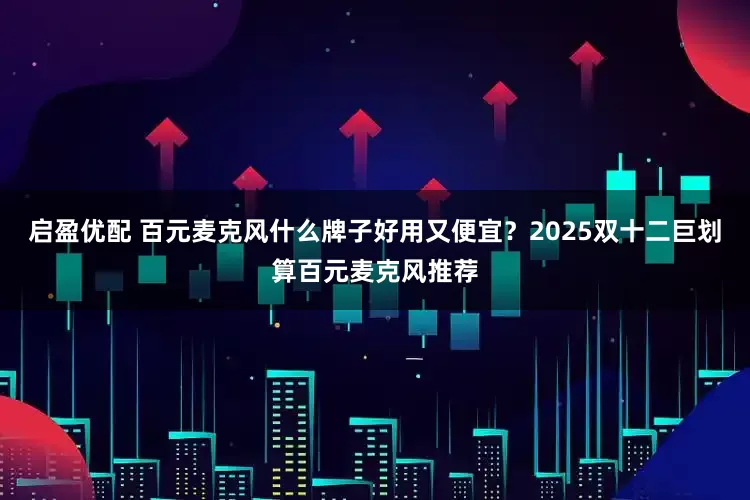 启盈优配 百元麦克风什么牌子好用又便宜？2025双十二巨划算百元麦克风推荐